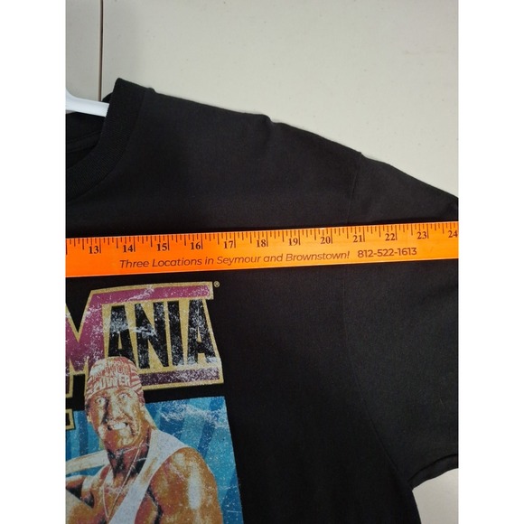 WWE Wrestlemania Hulk Hogan Vs Ultimate Warrior Toronto Canada Mens T-shirt 1XLT - Picture 6 of 8